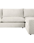 Plush Fabric Linen | Camden Sarah 3-Piece Corner Sectional | Valley Ridge Furniture