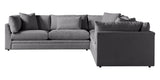 Vertual Fabric Steel | Camden Axel 3-Piece Sectional | Valley Ridge Furniture