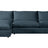Plush Fabric Azure | Camden Sarah Sectional w/Chaise | Valley Ridge Furniture