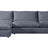 Plush Fabric Indigo | Camden Sarah Sectional w/Chaise | Valley Ridge Furniture