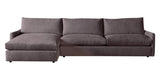 Plush Fabric Night | Camden Sarah Sectional w/Chaise | Valley Ridge Furniture