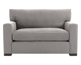 Vertual Fabric Almond with Fossil Hardwood | Camden Axel Chair & 1/2 | Valley Ridge Furniture