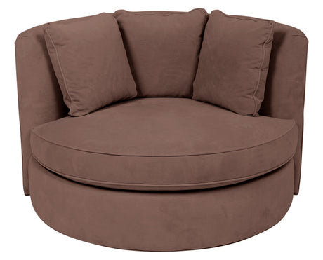 View Fabric Amethyst | Camden Cuddle Chair | Valley Ridge Furniture