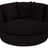 View Fabric Ebony | Camden Cuddle Chair | Valley Ridge Furniture