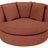 View Fabric Rosewood | Camden Cuddle Chair | Valley Ridge Furniture