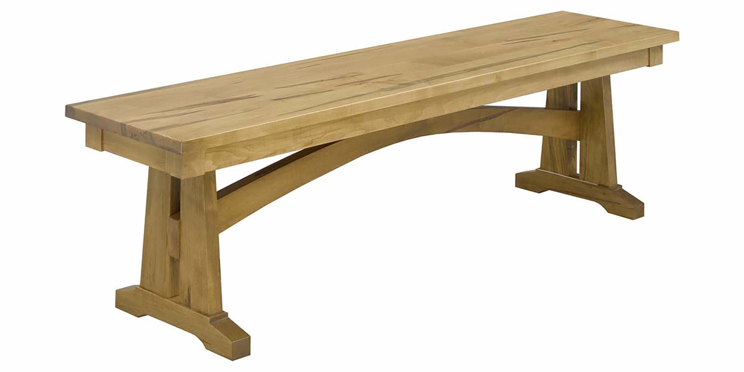 Bench as Shown | Cardinal Woodcraft Golden Gate Bench | Valley Ridge Furniture