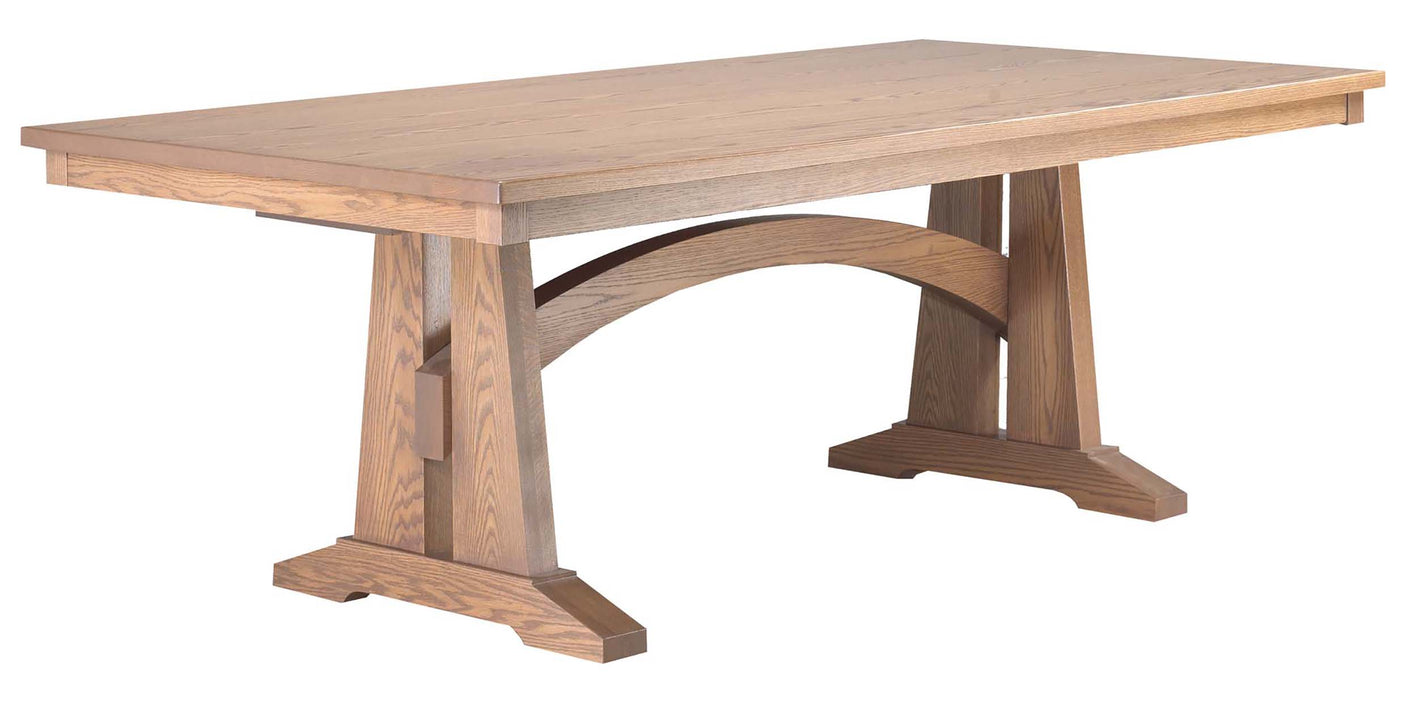 Table as Shown | Cardinal Woodcraft Golden Gate Dining Table | Valley Ridge Furniture