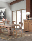 Table as Shown | Cardinal Woodcraft Golden Gate Dining Table | Valley Ridge Furniture