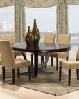 Table as Shown | Cardinal Woodcraft Grand Louvre Dining Table | Valley Ridge Furniture