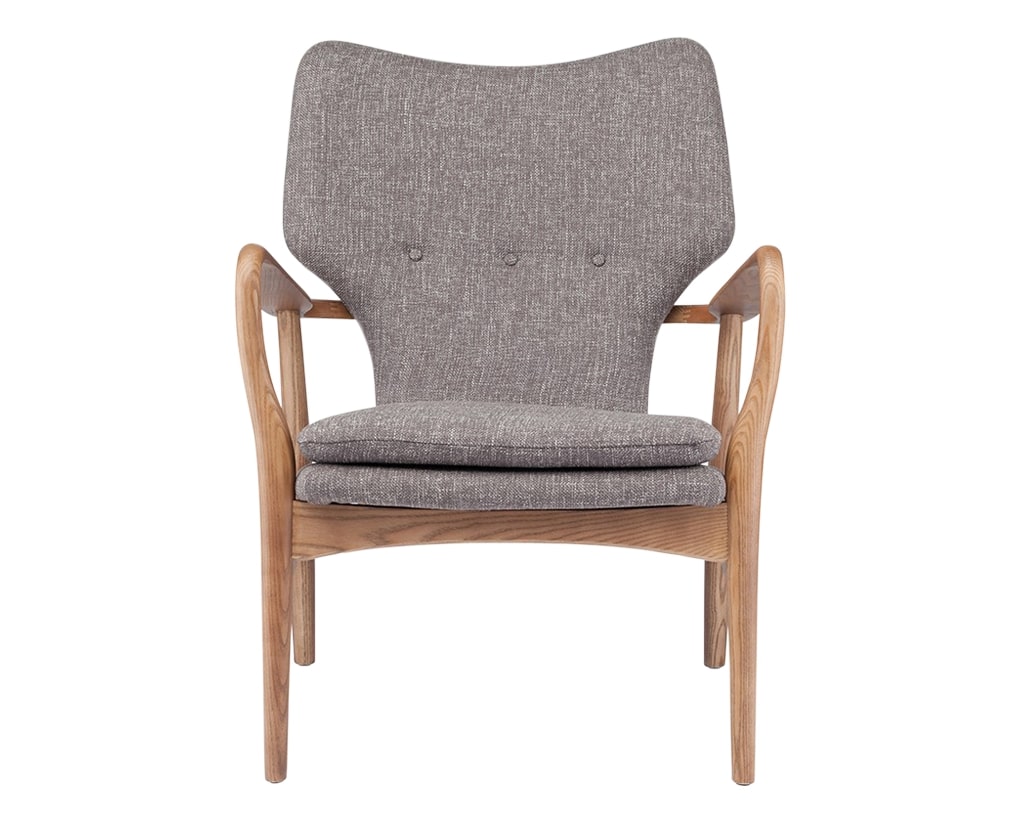 Nuevo Fabric Medium Grey | Nuevo Living Patrik Chair | Valley Ridge Furniture