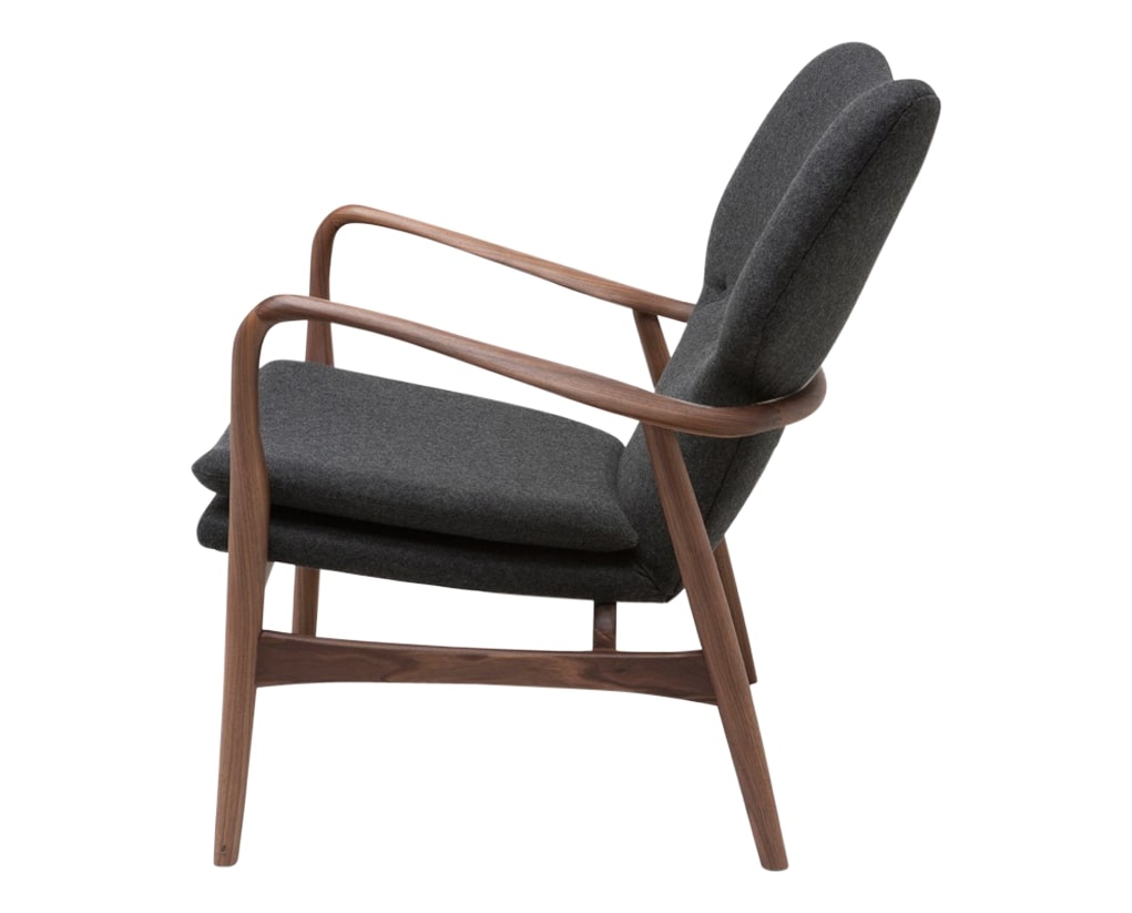 Nuevo Fabric Dark Grey Wool | Nuevo Living Patrik Chair | Valley Ridge Furniture
