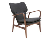 Nuevo Fabric Dark Grey Wool | Nuevo Living Patrik Chair | Valley Ridge Furniture