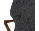 Nuevo Fabric Dark Grey Tweed | Nuevo Living Patrik Chair | Valley Ridge Furniture