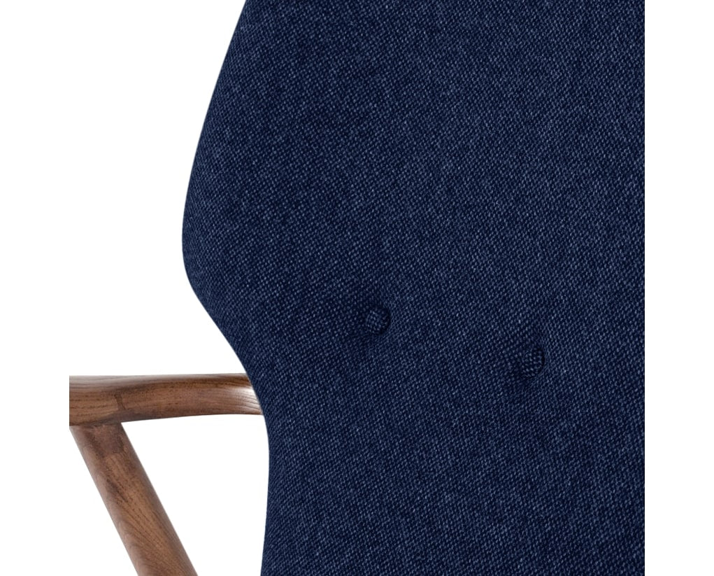 Nuevo Fabric True Blue | Nuevo Living Patrik Chair | Valley Ridge Furniture