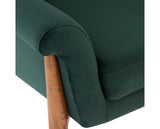 Nuevo Fabric Emerald Green | Nuevo Living Charlize Chair | Valley Ridge Furniture