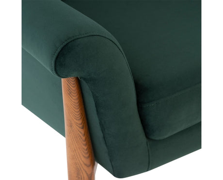 Nuevo Fabric Emerald Green | Nuevo Living Charlize Chair | Valley Ridge Furniture