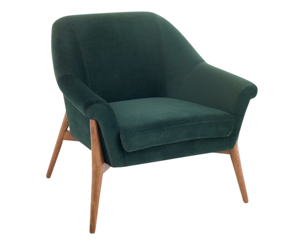 Nuevo Fabric Emerald Green | Nuevo Living Charlize Chair | Valley Ridge Furniture