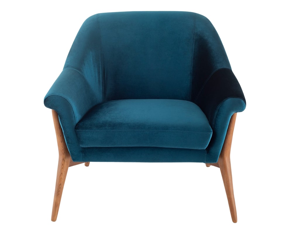 Nuevo Fabric Midnight Blue | Nuevo Living Charlize Chair | Valley Ridge Furniture