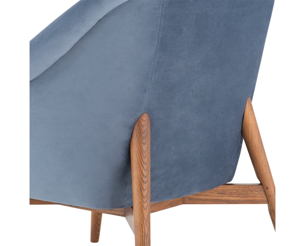 Nuevo Fabric Dusty Blue | Nuevo Living Charlize Chair | Valley Ridge Furniture