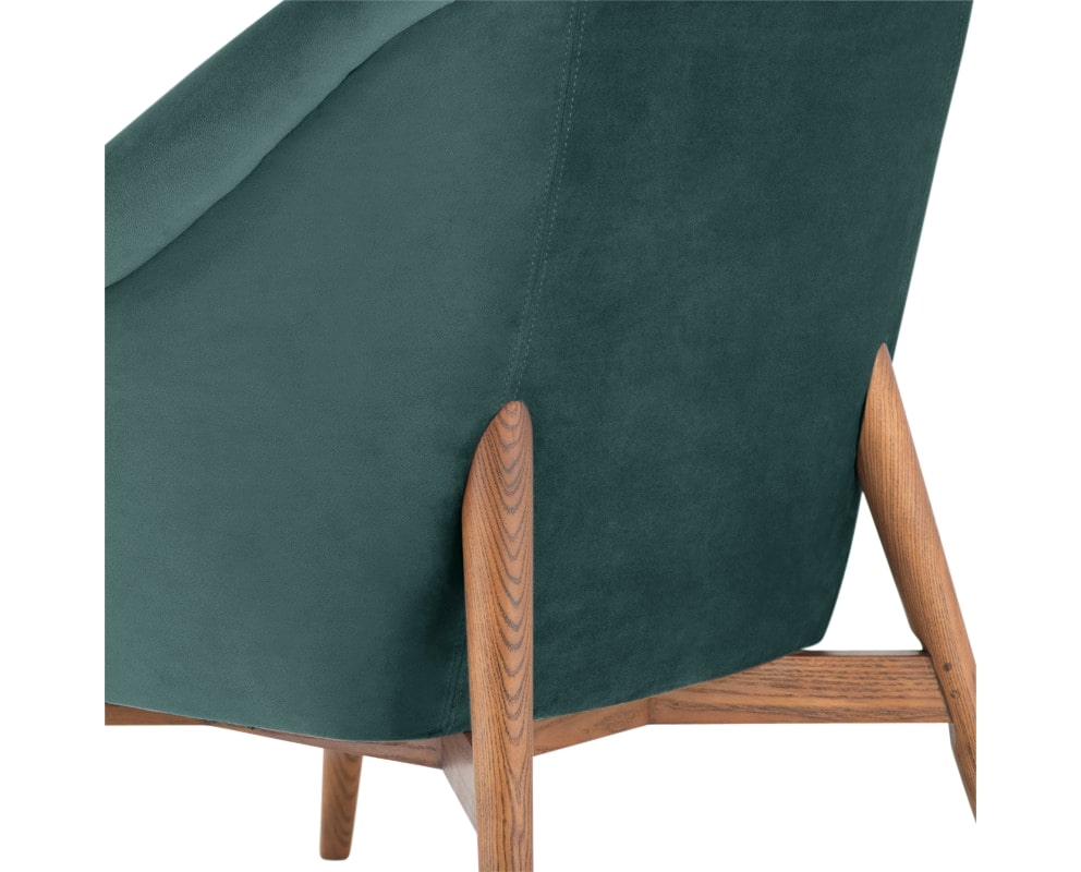 Nuevo Fabric Emerald Green | Nuevo Living Charlize Chair | Valley Ridge Furniture