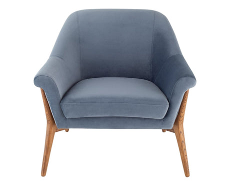Nuevo Fabric Dusty Blue | Nuevo Living Charlize Chair | Valley Ridge Furniture