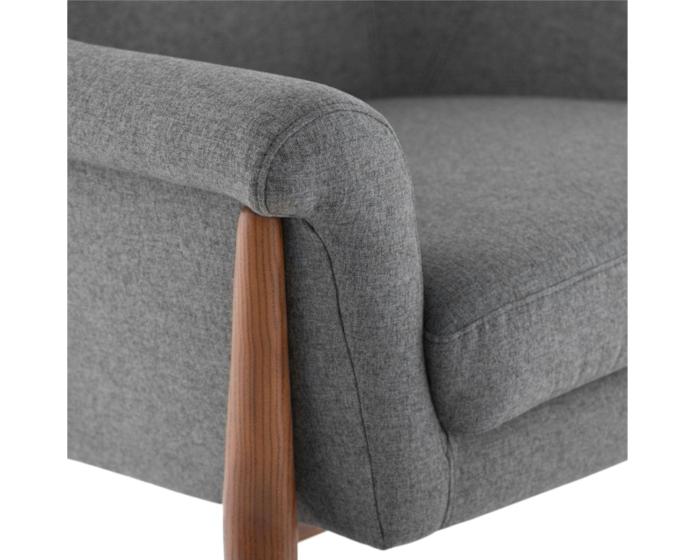 Nuevo Fabric Shale Grey | Nuevo Living Charlize Chair | Valley Ridge Furniture