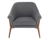 Nuevo Fabric Shale Grey | Nuevo Living Charlize Chair | Valley Ridge Furniture
