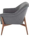 Nuevo Fabric Shale Grey | Nuevo Living Charlize Chair | Valley Ridge Furniture