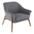 Nuevo Fabric Shale Grey | Nuevo Living Charlize Chair | Valley Ridge Furniture