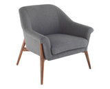 Nuevo Fabric Shale Grey | Nuevo Living Charlize Chair | Valley Ridge Furniture
