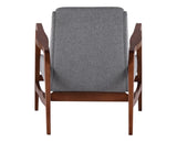 Nuevo Fabric Shale Grey | Nuevo Living Enzo Chair | Valley Ridge Furniture