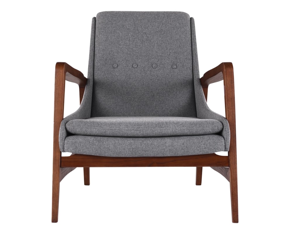 Nuevo Fabric Shale Grey | Nuevo Living Enzo Chair | Valley Ridge Furniture
