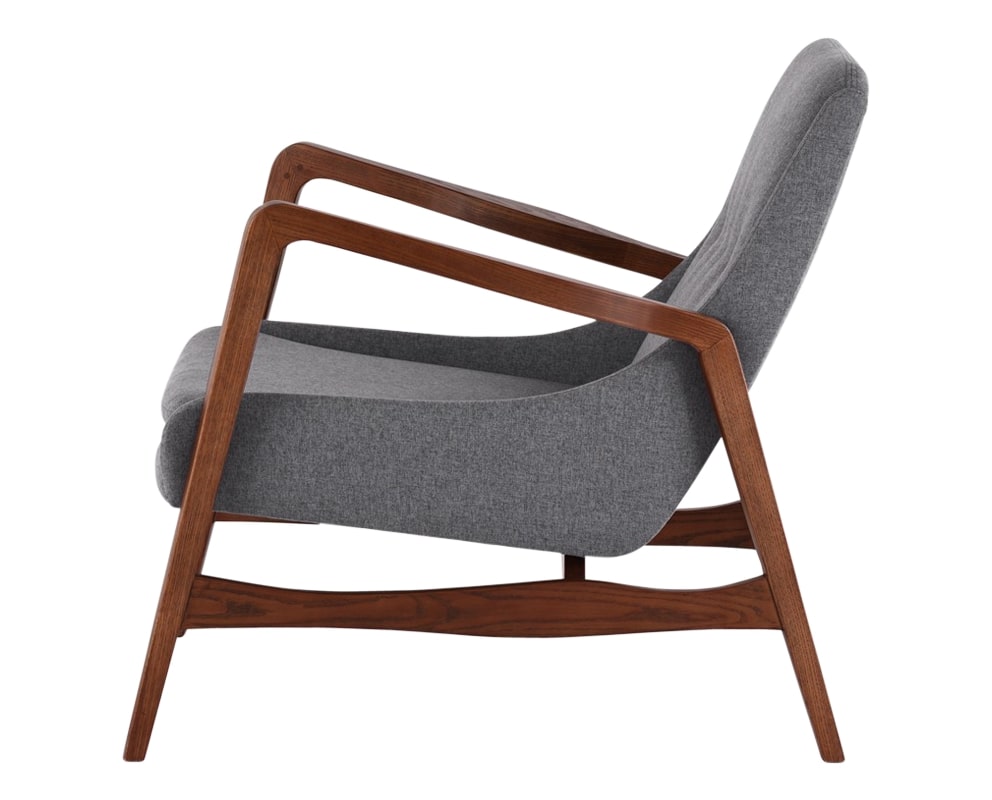 Nuevo Fabric Shale Grey | Nuevo Living Enzo Chair | Valley Ridge Furniture