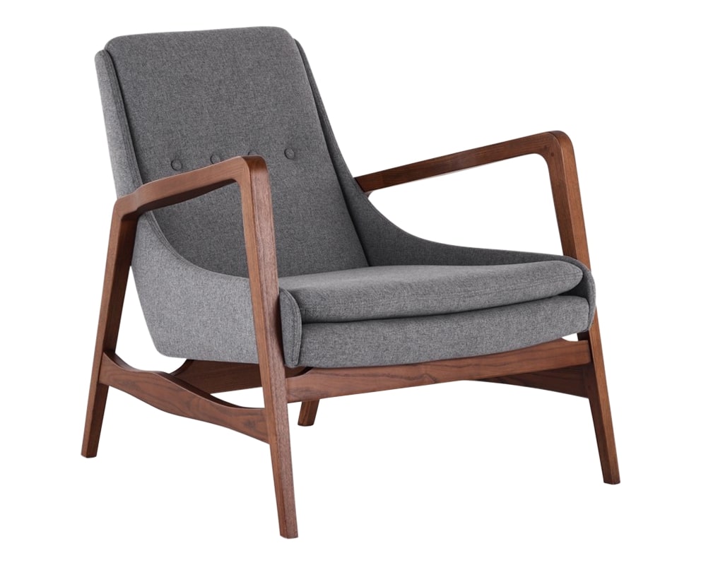 Nuevo Fabric Shale Grey | Nuevo Living Enzo Chair | Valley Ridge Furniture