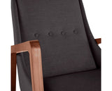Nuevo Fabric Ash Grey | Nuevo Living Enzo Chair | Valley Ridge Furniture