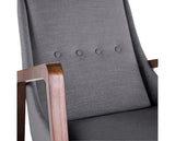Nuevo Fabric Shale Grey | Nuevo Living Enzo Chair | Valley Ridge Furniture