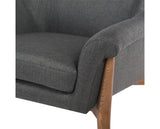 Nuevo Fabric Storm Grey | Nuevo Living Charlize Chair | Valley Ridge Furniture