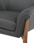 Nuevo Fabric Storm Grey | Nuevo Living Charlize Chair | Valley Ridge Furniture