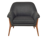 Nuevo Fabric Storm Grey | Nuevo Living Charlize Chair | Valley Ridge Furniture