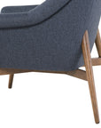 Nuevo Fabric Denim Tweed | Nuevo Living Charlize Chair | Valley Ridge Furniture