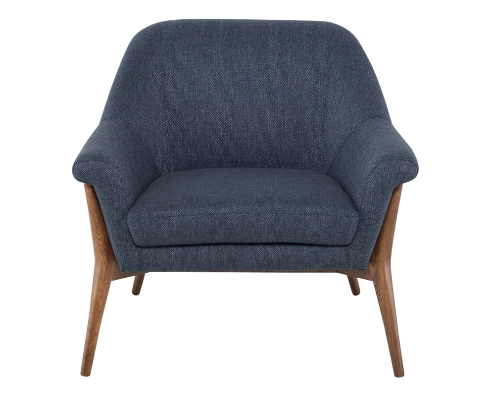 Nuevo Fabric Denim Tweed | Nuevo Living Charlize Chair | Valley Ridge Furniture