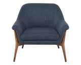 Nuevo Fabric Denim Tweed | Nuevo Living Charlize Chair | Valley Ridge Furniture