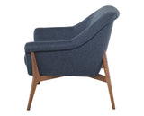 Nuevo Fabric Denim Tweed | Nuevo Living Charlize Chair | Valley Ridge Furniture
