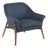 Nuevo Fabric Denim Tweed | Nuevo Living Charlize Chair | Valley Ridge Furniture