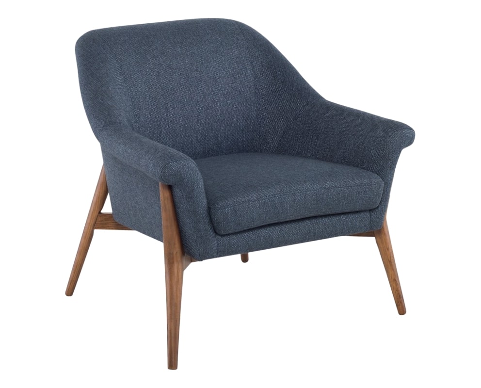 Nuevo Fabric Denim Tweed | Nuevo Living Charlize Chair | Valley Ridge Furniture