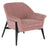 Nuevo Fabric Dusty Rose | Nuevo Living Charlize Chair | Valley Ridge Furniture