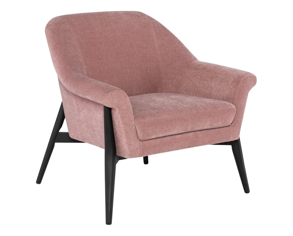 Nuevo Fabric Dusty Rose | Nuevo Living Charlize Chair | Valley Ridge Furniture