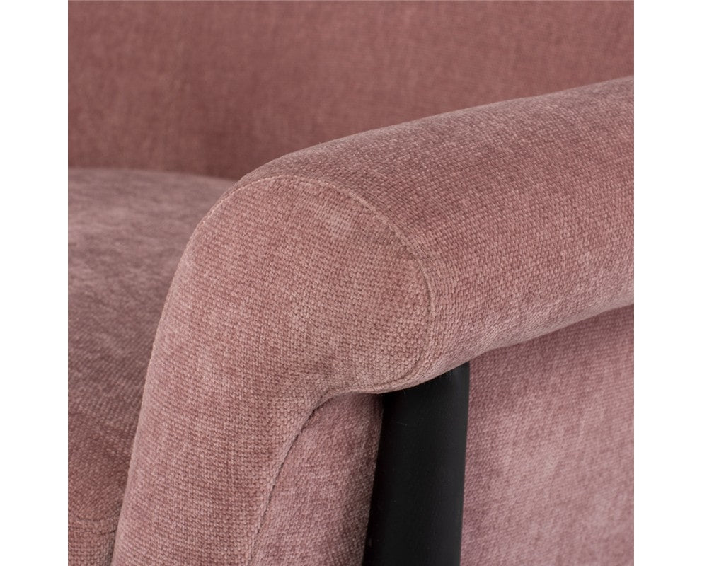 Nuevo Fabric Dusty Rose | Nuevo Living Charlize Chair | Valley Ridge Furniture