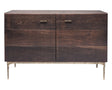 Seared Oak & Bronze Cast Iron Legs | Nuevo Living Kulu Sideboard | Valley Ridge Furniture