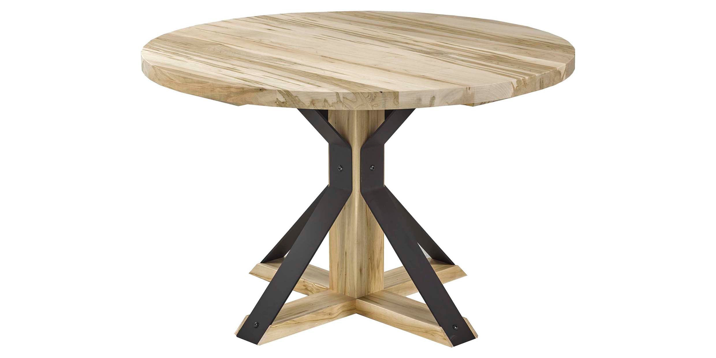 Table as Shown | Cardinal Woodcraft Hyde Dining Table | Valley Ridge Furniture